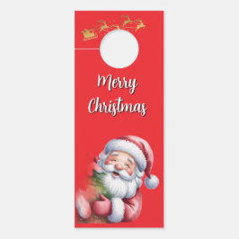 Aviso De Porta Papai Noel Bonito e Divertido & Tipografia