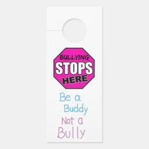 Aviso De Porta Parar o Assalto da Porta de Bullying