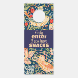 Aviso De Porta Pássaros & Flores Somente Entrar se Tiver Lanches