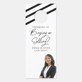 Aviso De Porta Perigo da Porta Imobiliária