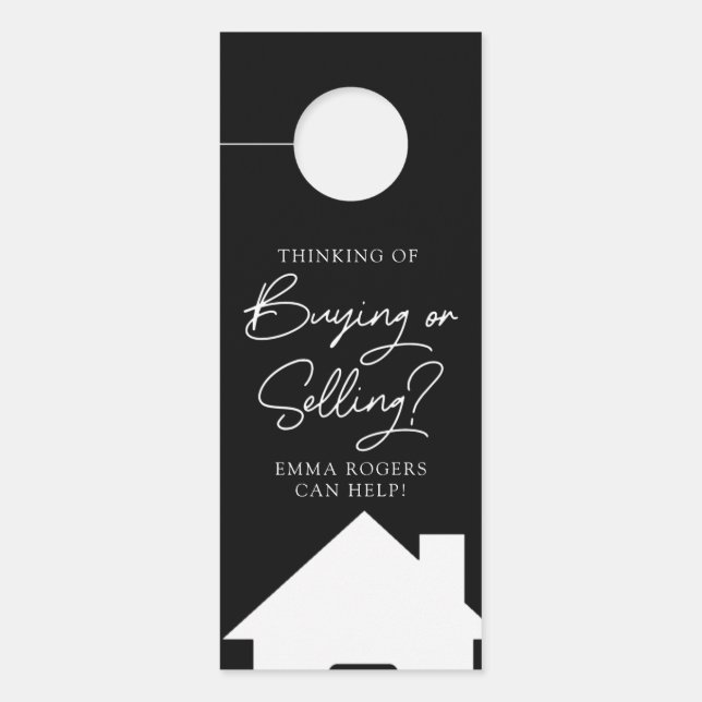 Aviso De Porta Perigo da Porta Imobiliária (Frente)