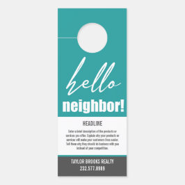 Aviso De Porta Perigo da Porta Imobiliária