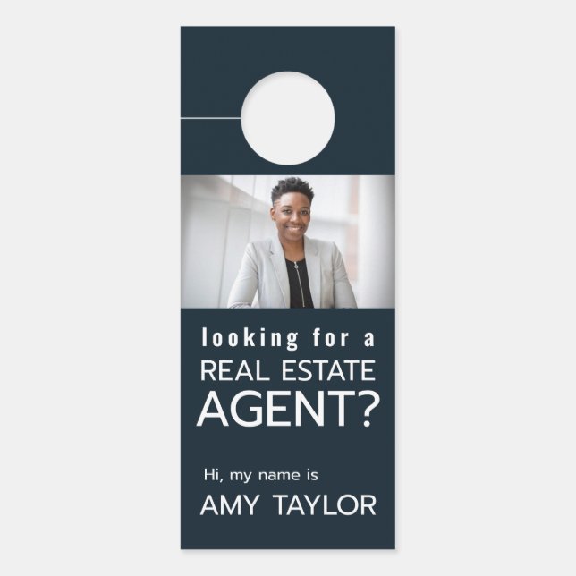 Aviso De Porta Perigo da Porta Imobiliária (Frente)