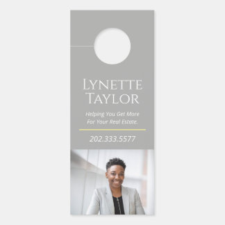 Aviso De Porta Perigo da Porta Imobiliária