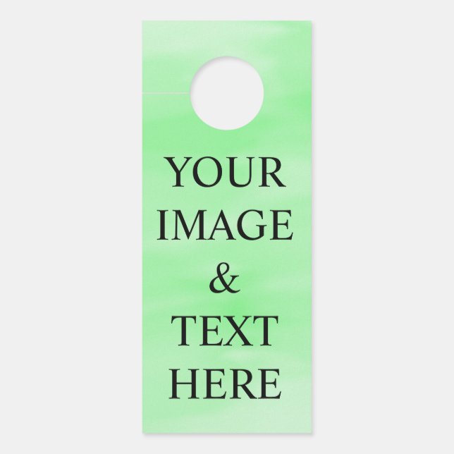 Aviso De Porta Personalizado Personalizado Sua Própria Fotografia (Frente)