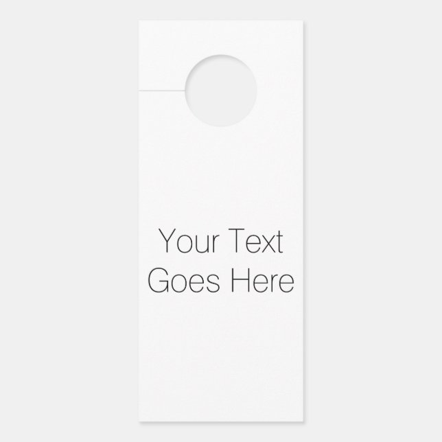 Aviso De Porta Personalize! (Frente)