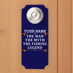 Aviso De Porta Personalizou O Homem O Mito Da Lenda De Pesca