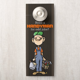 Aviso De Porta Pintor do carpinteiro dos Serviços de Manutenção d