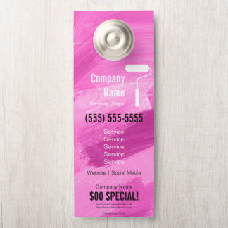 Aviso De Porta Pintor Door Hanger