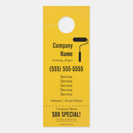 Aviso De Porta Pintor Door Hanger