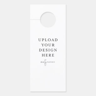 Aviso De Porta Placa de proteção da porta