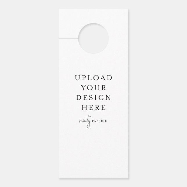 Aviso De Porta Placa de proteção da porta (Frente)