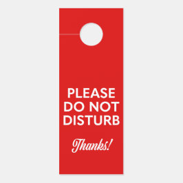 Aviso De Porta Por Favor, Não Incomodar