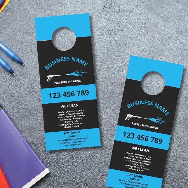 Aviso De Porta Potência de lavagem da pressão profissional (Criador carregado)