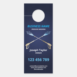 Aviso De Porta Potência de lavagem da pressão profissional