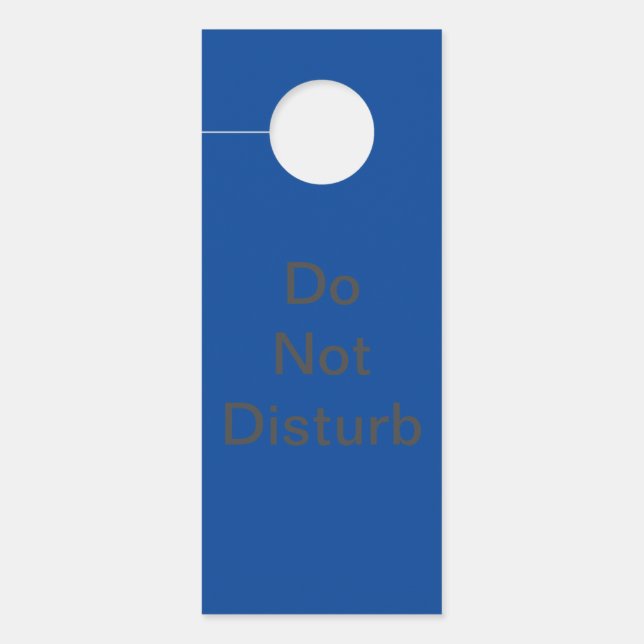 Aviso De Porta Prendedores de porta personalizados: Página inicia (Frente)