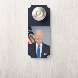Aviso De Porta Presidente Joe Biden White House Portraor Door Ha