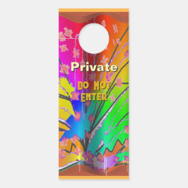 Aviso De Porta Privado Não Entre No Cabeçalho Da Porta