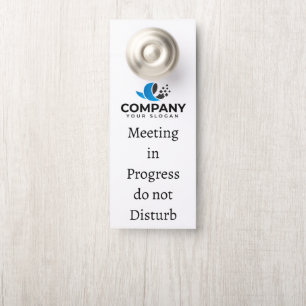 Aviso De Porta Promocional da Empresa Personalizada