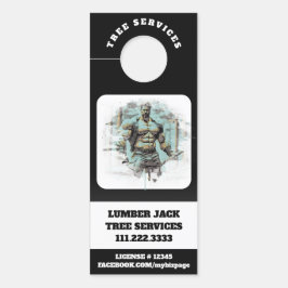 Aviso De Porta *~* QR Tree Services Muscular Port