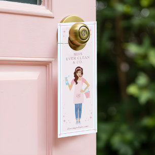 Aviso De Porta Referral Maid & House Clearing Woman