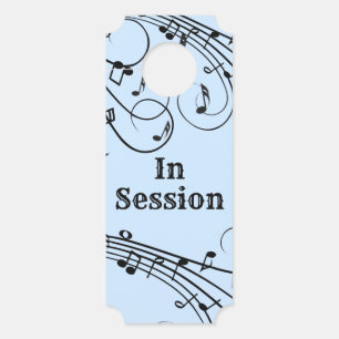 Aviso De Porta Rico Music Notes Blue