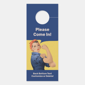 Aviso De Porta Rosie the Riveter