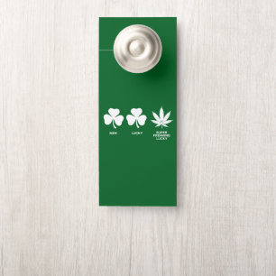 Aviso De Porta Saint Patricks Funny Party for Cara