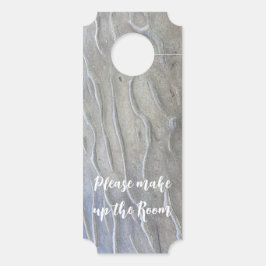 Aviso De Porta Sandy Beach Door Hanger