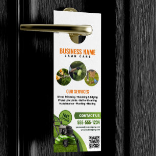 Aviso De Porta Serviço de Paisagismo e Manutenção de Jardins Gree