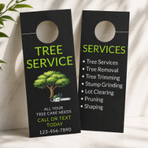 Serviço Profissional de Árvores Preto Verde