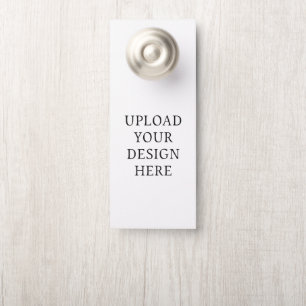 Aviso De Porta Seu Upload de Design
