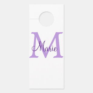 Aviso De Porta simple minimal add name monogram pink red   throw 