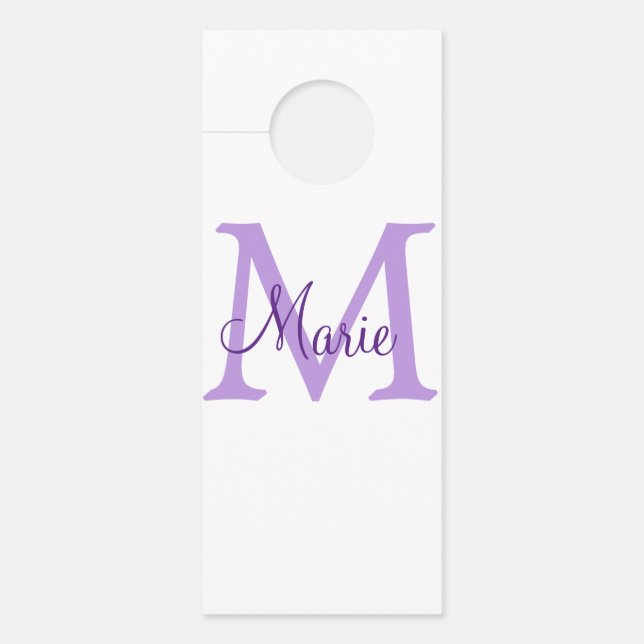 Aviso De Porta simple minimal add name monogram pink red   throw  (Frente)