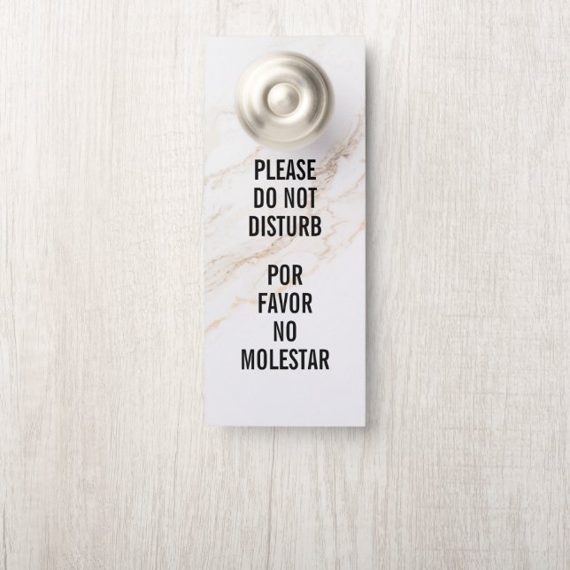 Aviso De Porta Sinal de Não Perturbe para Porta (Na maçaneta)
