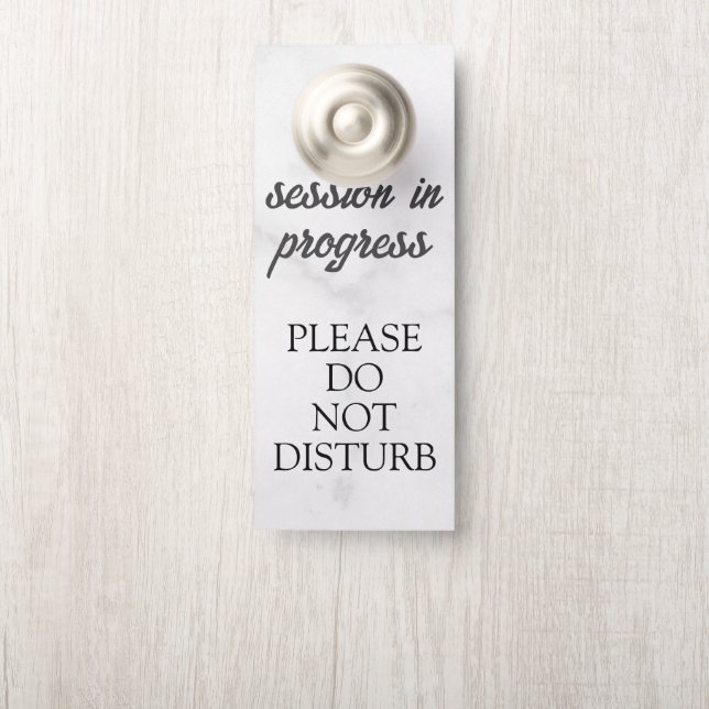 Aviso De Porta Sinal de Não Perturbe para Porta (Na maçaneta)