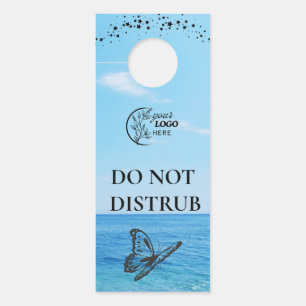 Aviso De Porta Sinal de "Não Perturbe" Personalizado Moderno para