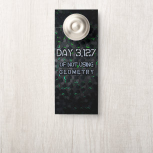 Aviso De Porta SlipperyJoe não está usando a geometria interligan