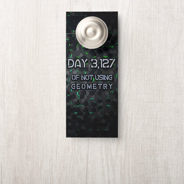 Aviso De Porta SlipperyJoe não está usando a geometria interligan (Na maçaneta)