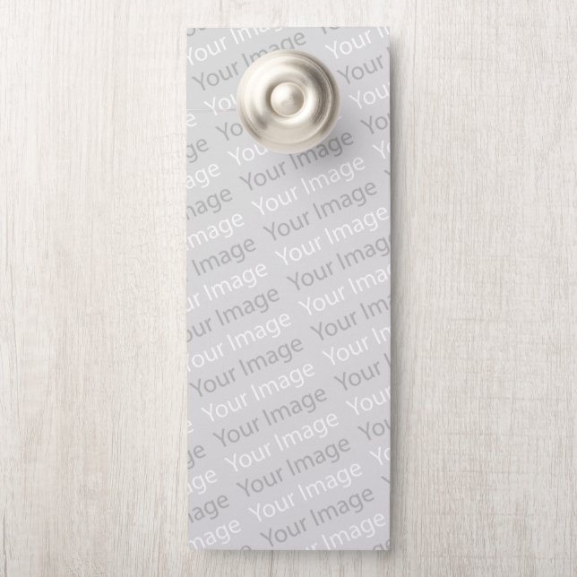 Aviso De Porta Sua Imagem (Na maçaneta)