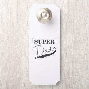 Aviso De Porta Super Pai