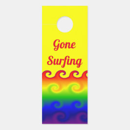 Aviso De Porta Surfar/Nadar