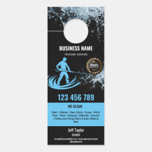 Aviso De Porta Teto de lavagem de energia por pressão profissiona