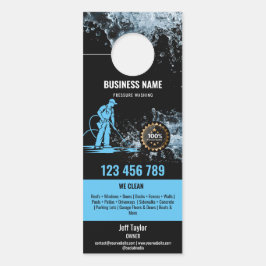 Aviso De Porta Teto de lavagem de energia por pressão profissiona