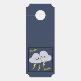 Aviso De Porta Thunder Buddies