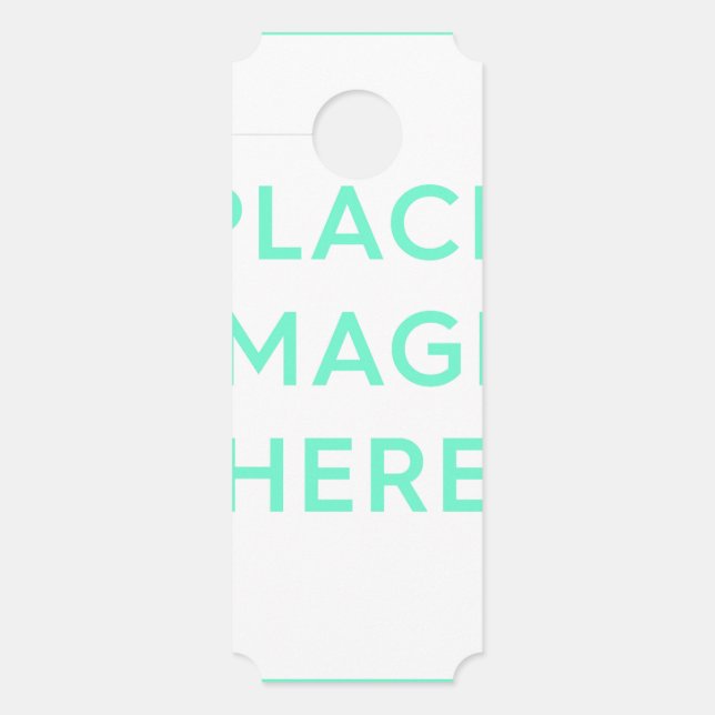 Aviso De Porta Ticket Doorhanger, Semi Gloss Standard (Frente)