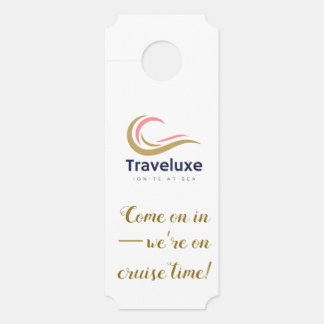 Aviso De Porta Traveluxe Ignite at Sea Grande Pingente de Porta