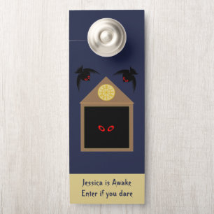 Aviso De Porta Uma desgentileza do costume do Halloween de Ravens