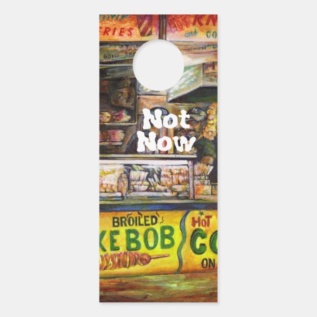 Aviso De Porta Você não pode competir com isso (Frente)