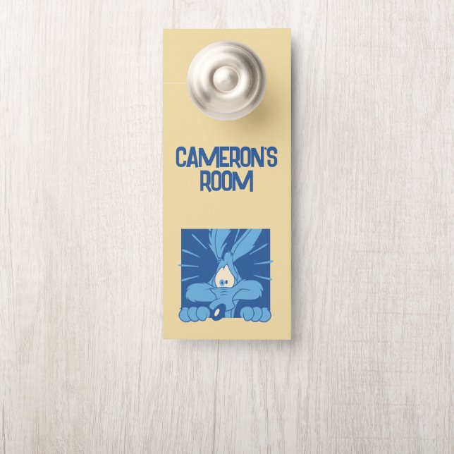 Aviso De Porta WILE E. COYOTE™ Shocked Expression (Na maçaneta)